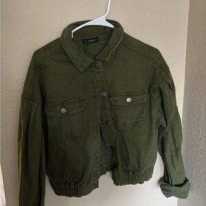 SHEIN Women's Green Jacket